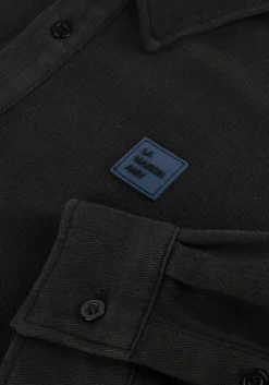 donkerblauwe american vintage overshirts afaz chemises