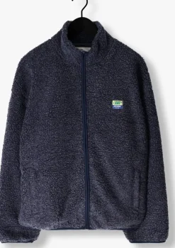 donkerblauwe american vintage vest hoktown zip