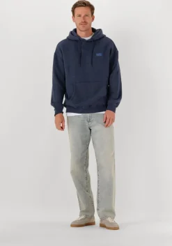 donkerblauwe american vintage sweater doven hoodie