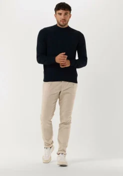 donkerblauwe anerkjendt trui akrico lambswool knit