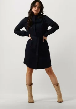 donkerblauwe another label mini jurk dalyce dress l/s