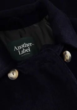 donkerblauwe another label mantel maud coat