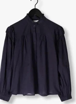 donkerblauwe antik batik blouses ange blouse