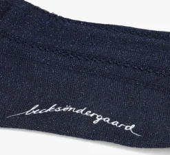 donkerblauwe becksondergaard sokken glitter drake sock