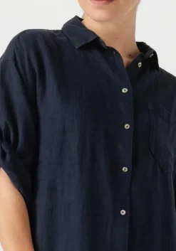 donkerblauwe bellamy midi jurk fay