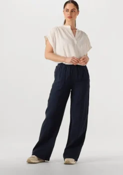 donkerblauwe bellamy wijde broek brooke