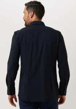 donkerblauwe boss black klassiek overhemd p-hank-s-kent-c1-222