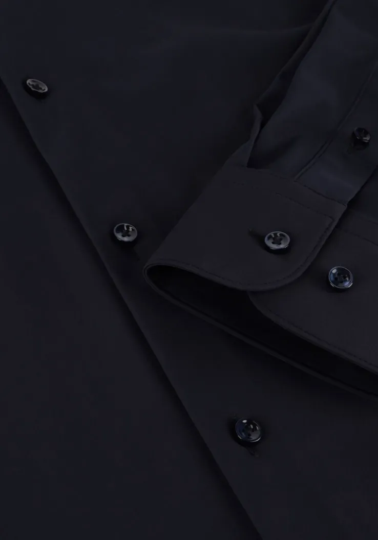 donkerblauwe boss black klassiek overhemd p-hank-s-kent-c1-222
