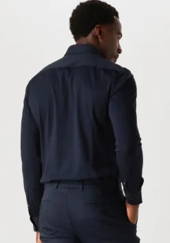 donkerblauwe boss black klassiek overhemd p-hank-s-kent-c1-222