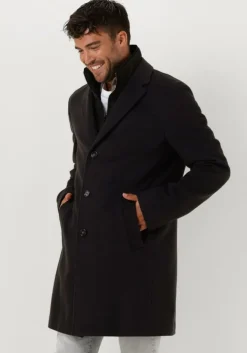 donkerblauwe boss black mantel h-hyde-bib-234