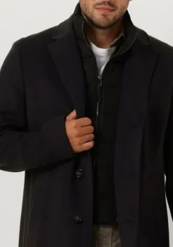 donkerblauwe boss black mantel h-hyde-bib-234