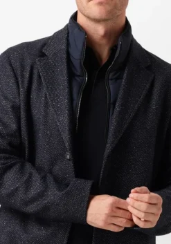 donkerblauwe boss black mantel h-hyde-bib-234