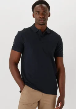 donkerblauwe boss black polo pallas