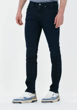 donkerblauwe boss black slim fit jeans delaware 10263151 01