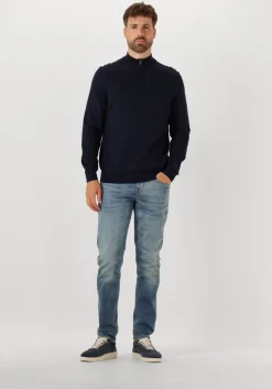 donkerblauwe boss black trui ebenji