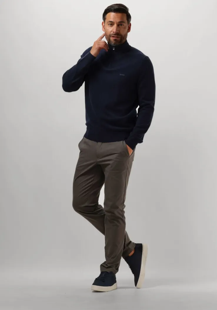 donkerblauwe boss black trui emarlo