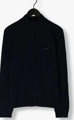 donkerblauwe boss black trui emarlo