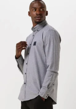 donkerblauwe boss casual overhemd mabsoot_2