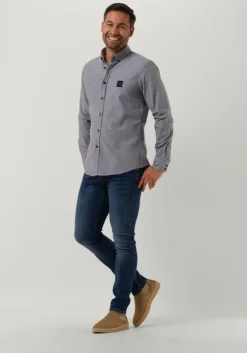 donkerblauwe boss casual overhemd mabsoot_2