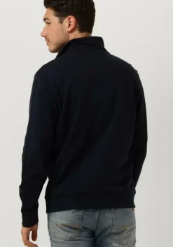 donkerblauwe boss orange sweater zetrust