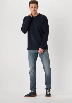 donkerblauwe boss orange trui tempesto