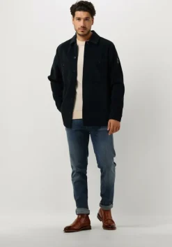 donkerblauwe boss orange overshirt locky_1