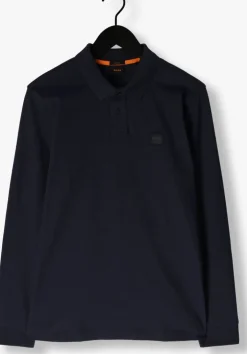 donkerblauwe boss orange polo passerby