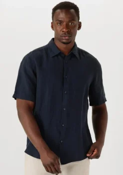 donkerblauwe boss orange casual overhemd rash_2