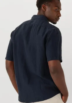 donkerblauwe boss orange casual overhemd rash_2