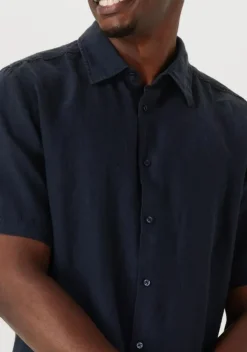 donkerblauwe boss orange casual overhemd rash_2