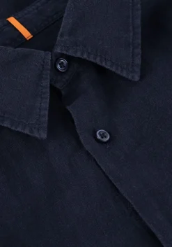 donkerblauwe boss orange casual overhemd rash_2