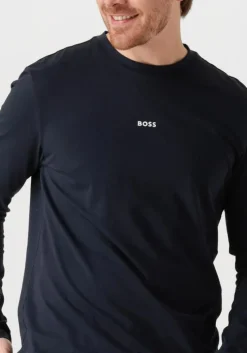 donkerblauwe boss orange t-shirt tchark