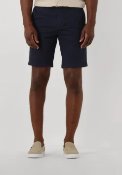 donkerblauwe boss orange korte broek chino-slim-short