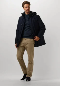 donkerblauwe boss orange parka's osiass