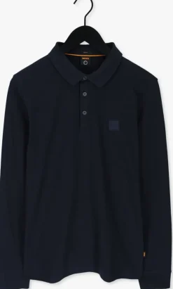 donkerblauwe boss orange polo passerby 10242645 01