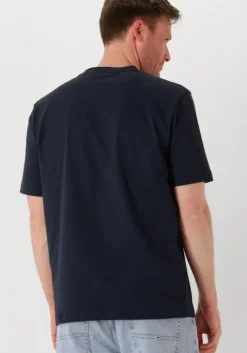 donkerblauwe boss orange t-shirt tchup 10242929 01