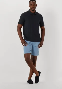 donkerblauwe boss orange polo pe_interlock