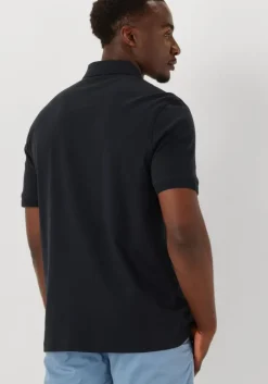 donkerblauwe boss orange polo pe_interlock