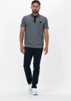 donkerblauwe boss orange chino schino-slim d