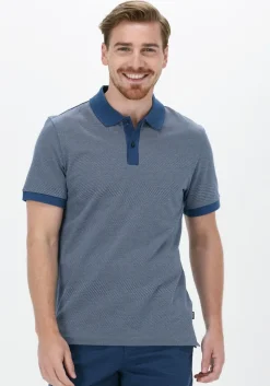 donkerblauwe boss polo phillipson 103