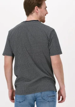 donkerblauwe boss t-shirt teometric