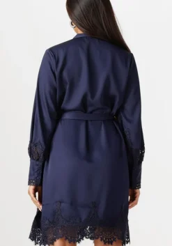 donkerblauwe bruuns bazaar mini jurk felicia dress