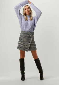 donkerblauwe bruuns bazaar minirok trillium maeda skirt