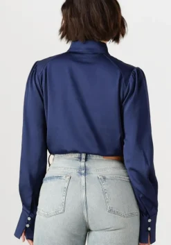 donkerblauwe bruuns bazaar blouses bbchatrine blouse