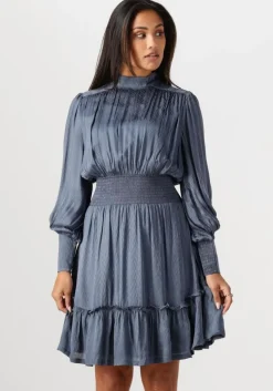 donkerblauwe bruuns bazaar mini jurk berry dress