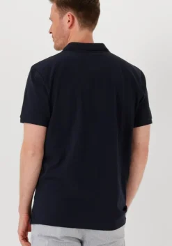 donkerblauwe butcher of blue polo army pique polo