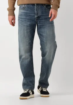 donkerblauwe butcher of blue straight leg jeans berkley loose ozone denim