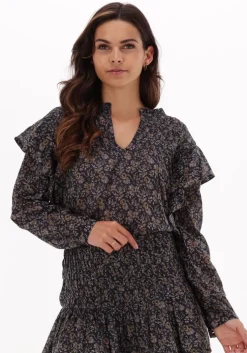 donkerblauwe by-bar blouses daniek sanjay blouse
