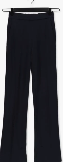 donkerblauwe by-bar flared broek lowie pant