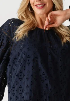 donkerblauwe by-bar jurken inez dress